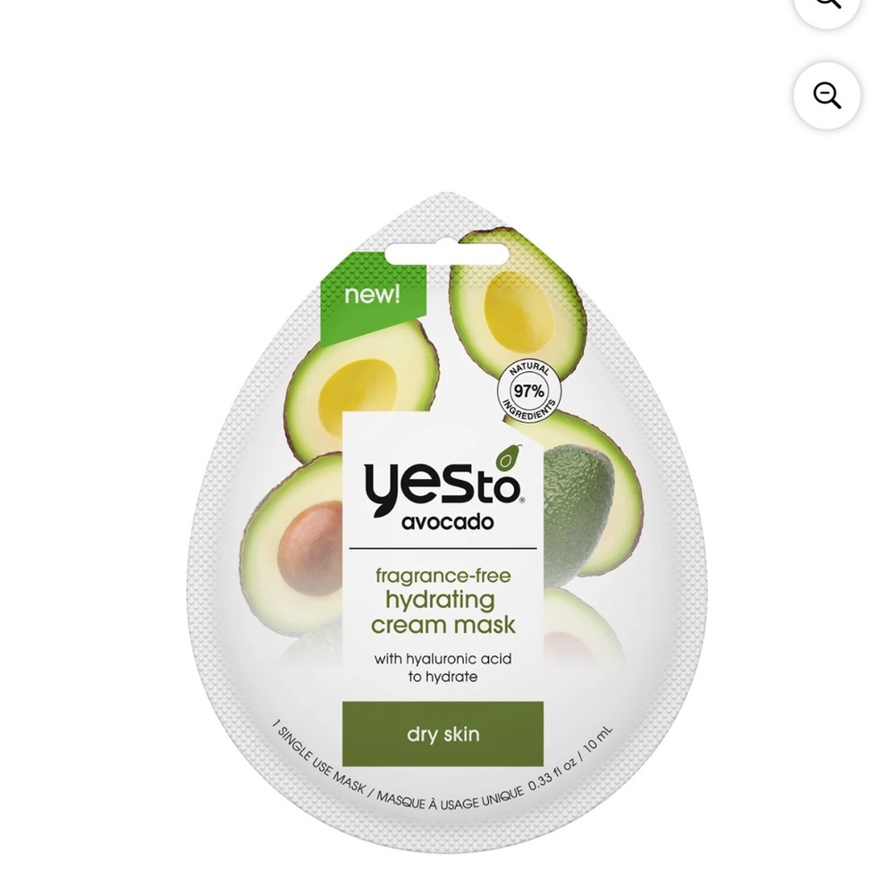 YES TO | Avocado Fragrance-Free Hydrating Cream Mask